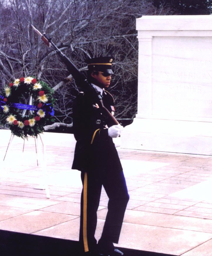 First African-American Tomb Sentinel