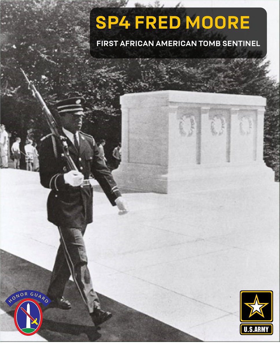 First African-American Tomb Sentinel