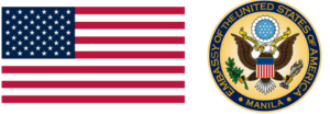 U.S. Embassy Flag and Logo