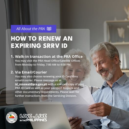 Special Resident Retiree's Visa (SRRV) ID card